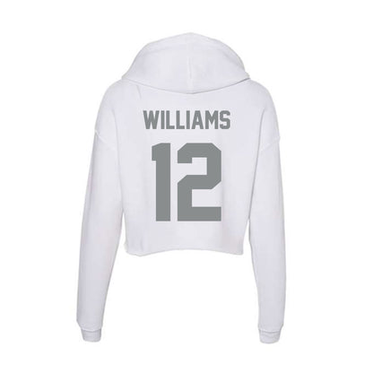 Montana - NCAA Women's Volleyball : Emma Williams - Women's Crop Fleece Hoodie-1