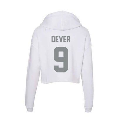 Montana - NCAA Football : Jordan Dever - Women's Crop Fleece Hoodie-1