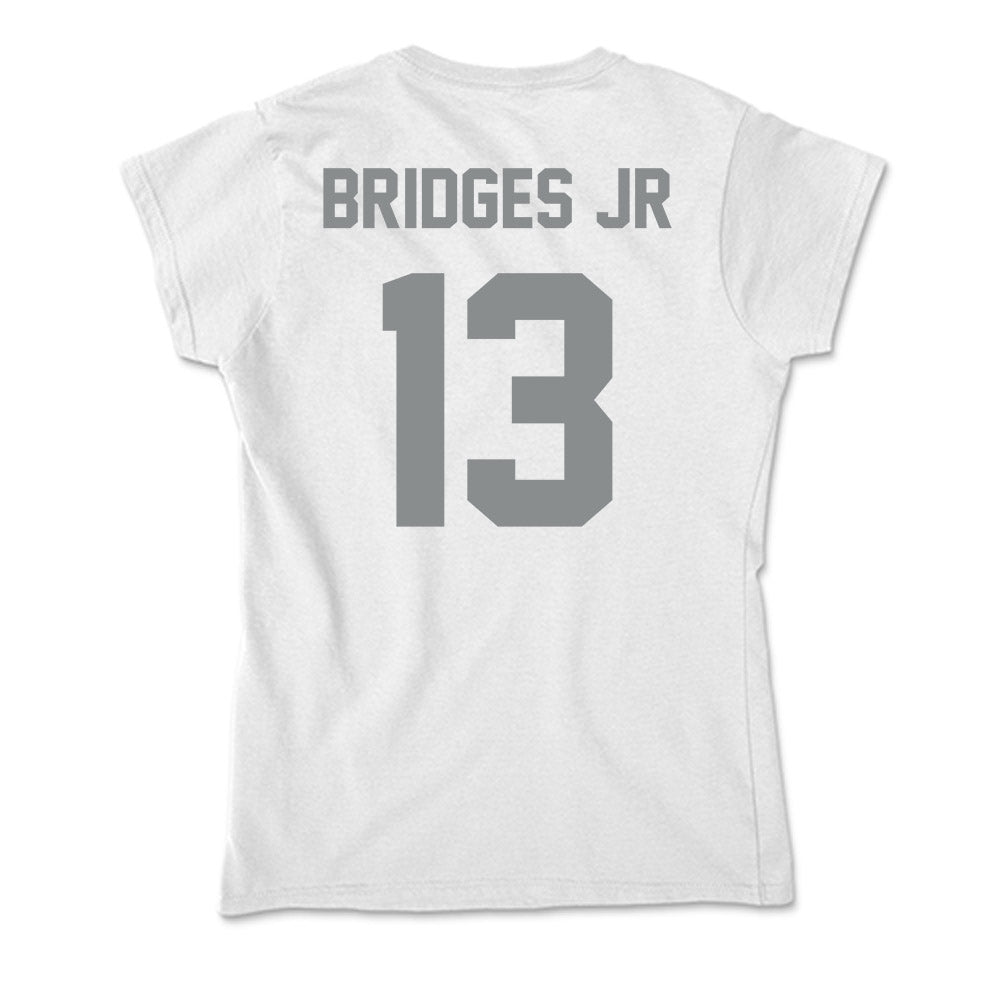 Montana - NCAA Football : Lekeldrick Bridges Jr - Soft Style Women’s T-Shirt-1