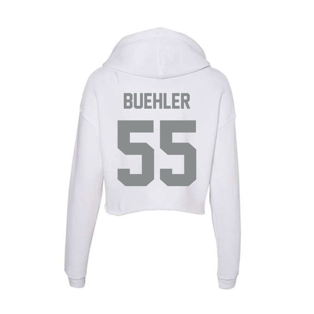Montana - NCAA Football : Austin Buehler - Women's Crop Fleece Hoodie-1