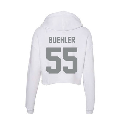 Montana - NCAA Football : Austin Buehler - Women's Crop Fleece Hoodie-1