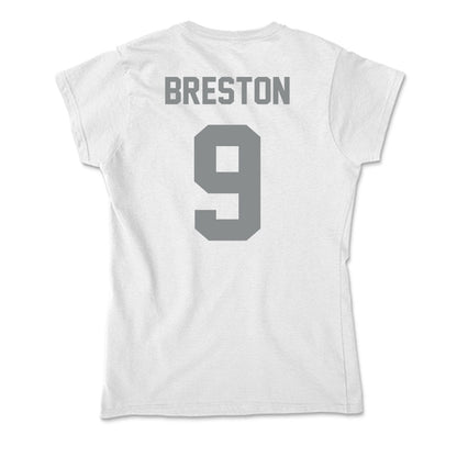 Montana - NCAA Football : Justus Breston - Soft Style Women’s T-Shirt-1