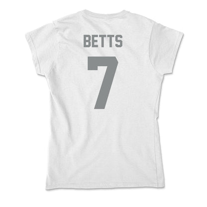 Montana - NCAA Men's Basketball : Kadyn Betts - Soft Style Women’s T-Shirt-1