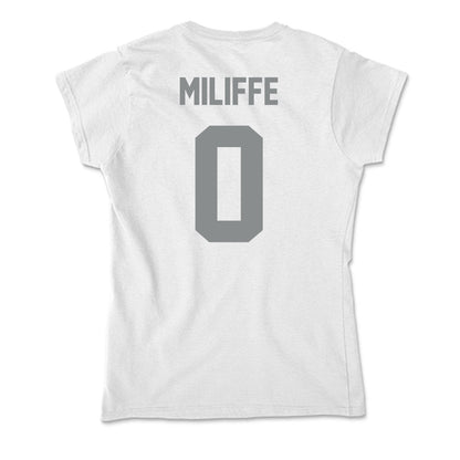 Montana - NCAA Women's Soccer : Jillian Miliffe - Soft Style Women’s T-Shirt-1