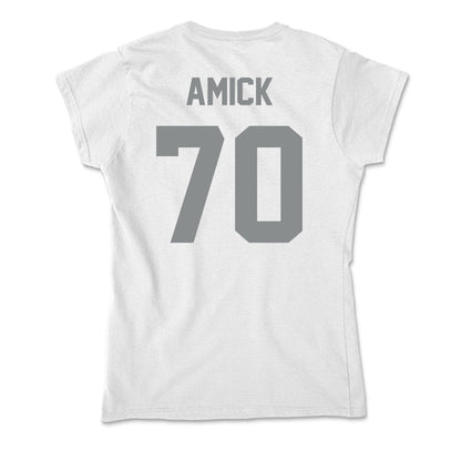 Montana - NCAA Football : Colin Amick - Soft Style Women’s T-Shirt-1