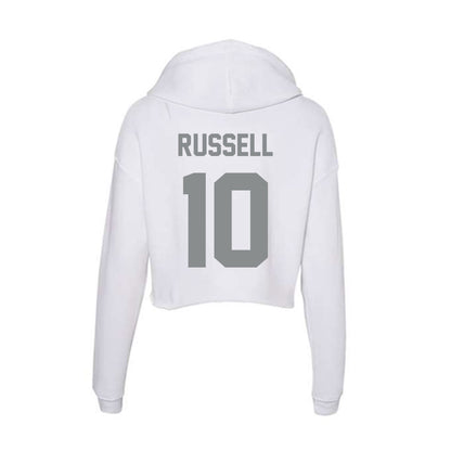 Montana - NCAA Women's Volleyball : Delaney Russell - Women's Crop Fleece Hoodie-1