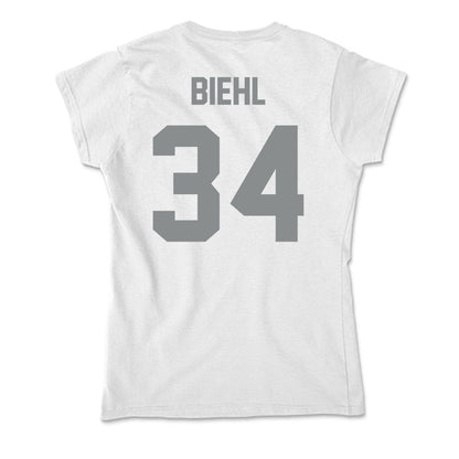 Montana - NCAA Softball : Danielle Biehl - Soft Style Women’s T-Shirt-1