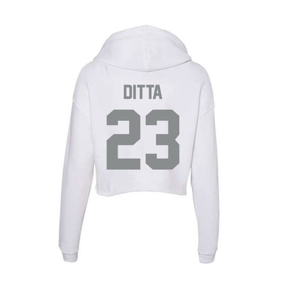 Montana - NCAA Women's Soccer : Maddie Ditta - Women's Crop Fleece Hoodie-1