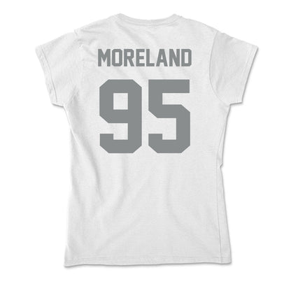 Montana - NCAA Football : Derek Moreland - Soft Style Women’s T-Shirt-1