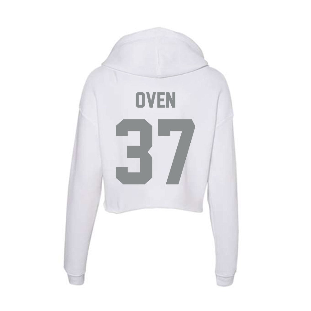 Montana - NCAA Football : Clay Oven - Women's Crop Fleece Hoodie-1