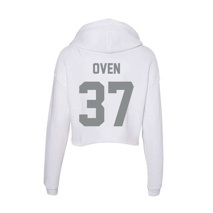 Montana - NCAA Football : Clay Oven - Women's Crop Fleece Hoodie-1