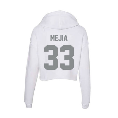 Montana - NCAA Softball : Kailee Mejia - Women's Crop Fleece Hoodie-1