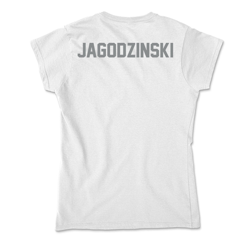 Montana - NCAA Men's Track & Field : Sam Jagodzinski - Soft Style Women’s T-Shirt-1