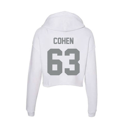 Montana - NCAA Football : Dylan Cohen - Women's Crop Fleece Hoodie-1