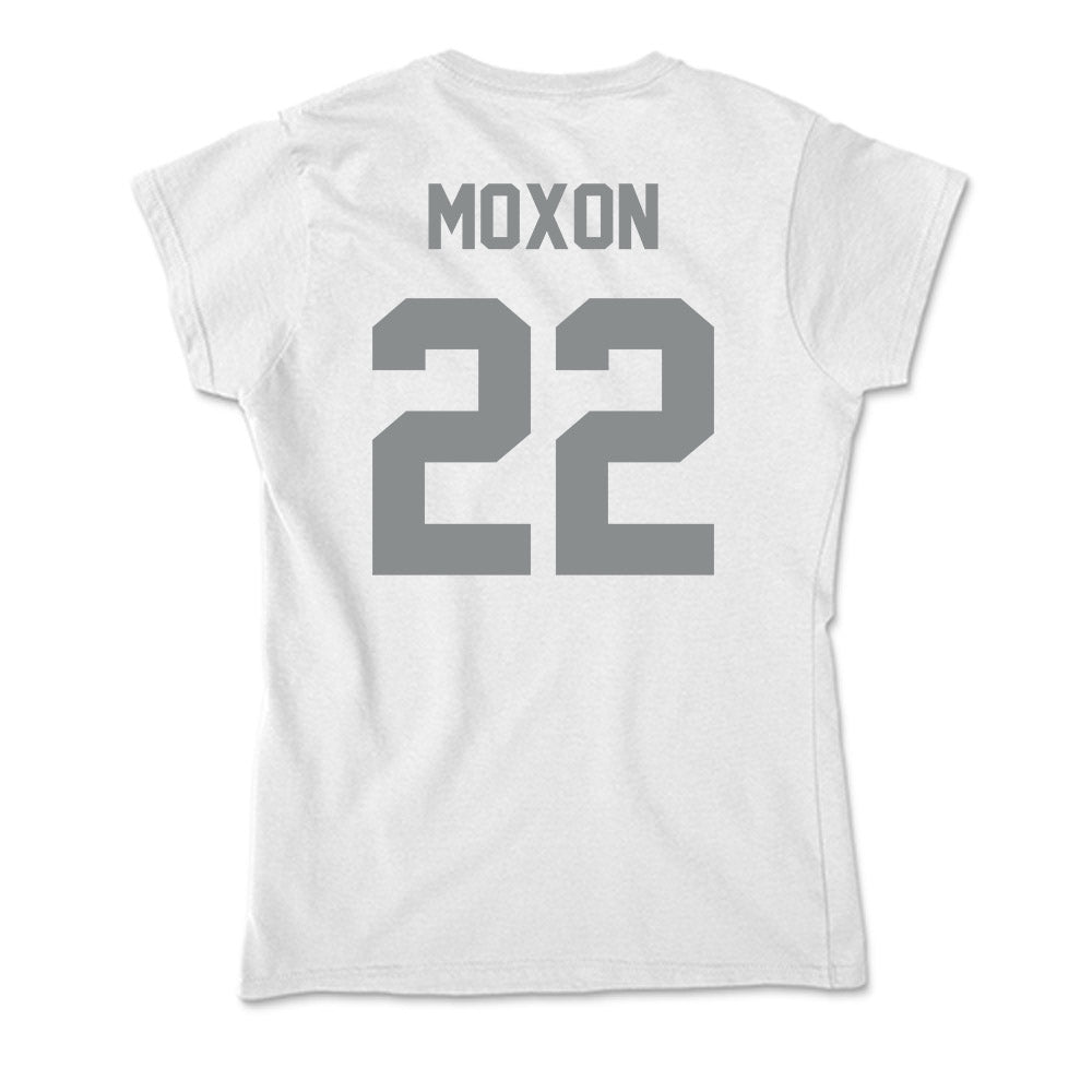 Montana - NCAA Men's Basketball : Luke Moxon - Soft Style Women’s T-Shirt-1
