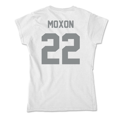 Montana - NCAA Men's Basketball : Luke Moxon - Soft Style Women’s T-Shirt-1