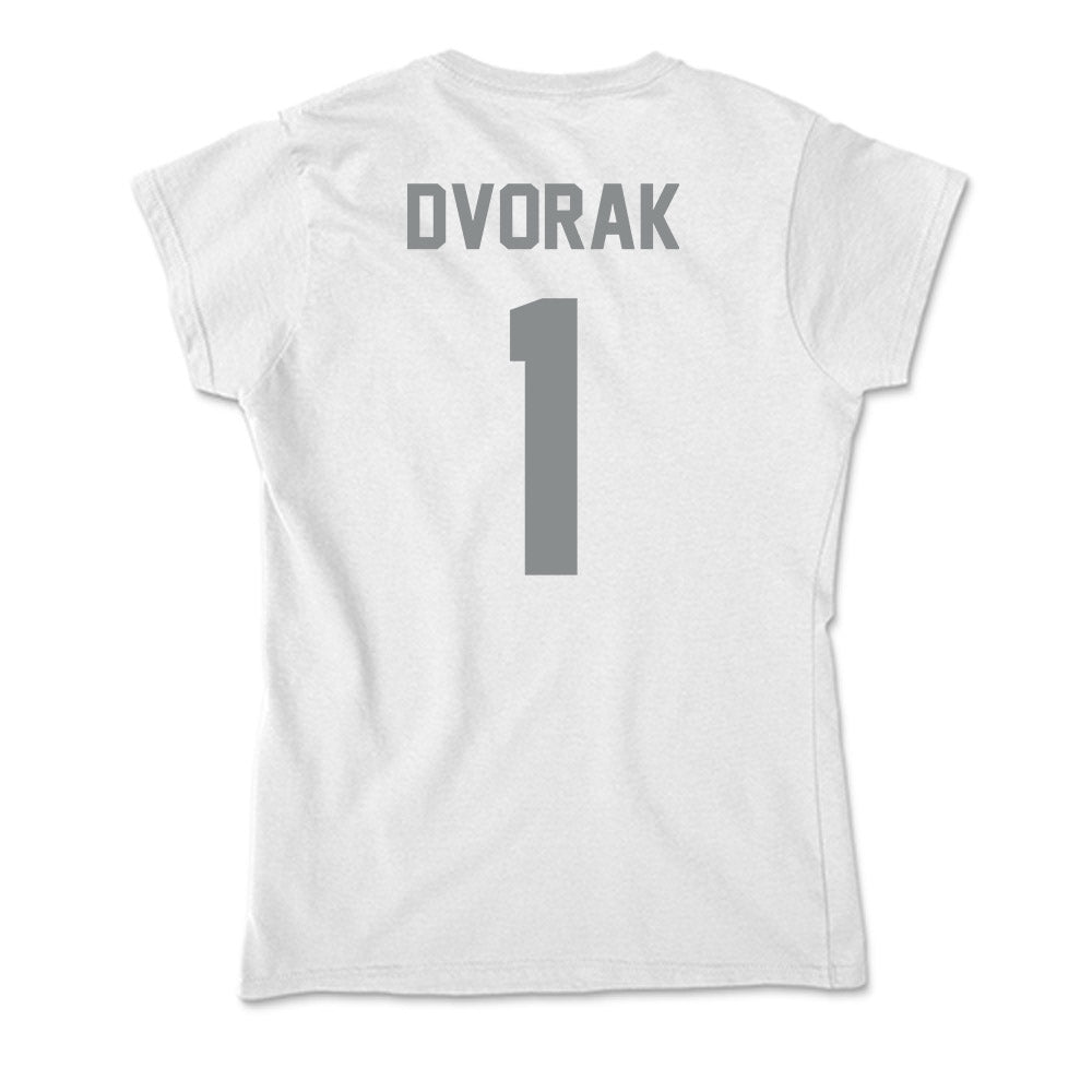 Montana - NCAA Women's Soccer : Ashlyn Dvorak - Soft Style Women’s T-Shirt-1