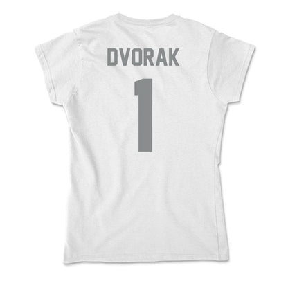 Montana - NCAA Women's Soccer : Ashlyn Dvorak - Soft Style Women’s T-Shirt-1