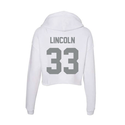 Montana - NCAA Women's Basketball : Adria Lincoln - Women's Crop Fleece Hoodie-1