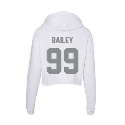 Montana - NCAA Football : Braydon Bailey - Women's Crop Fleece Hoodie-1