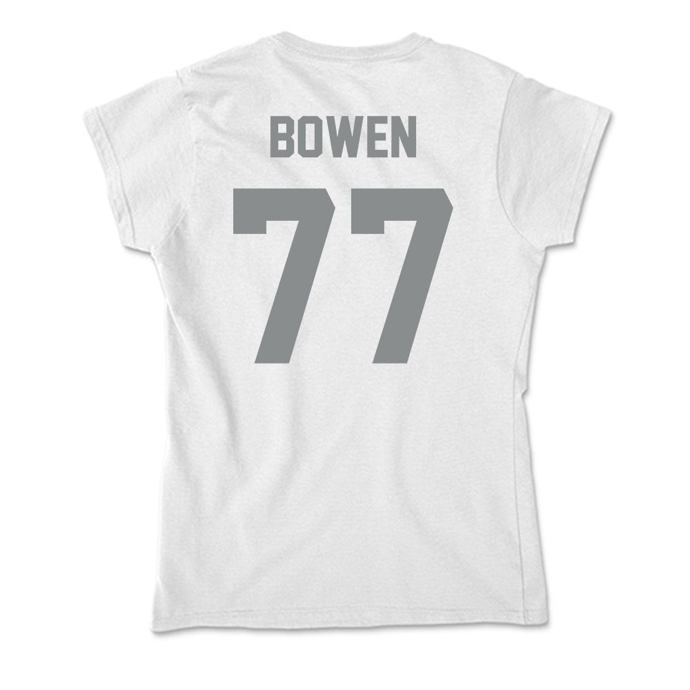Montana - NCAA Football : Carter Bowen - Soft Style Women’s T-Shirt-1