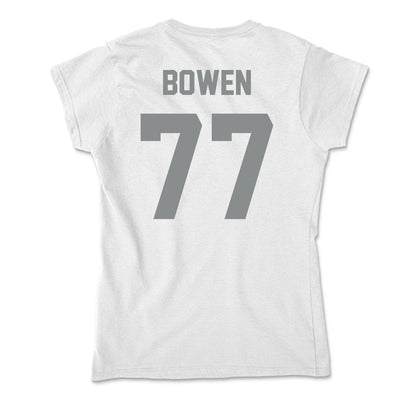 Montana - NCAA Football : Carter Bowen - Soft Style Women’s T-Shirt-1