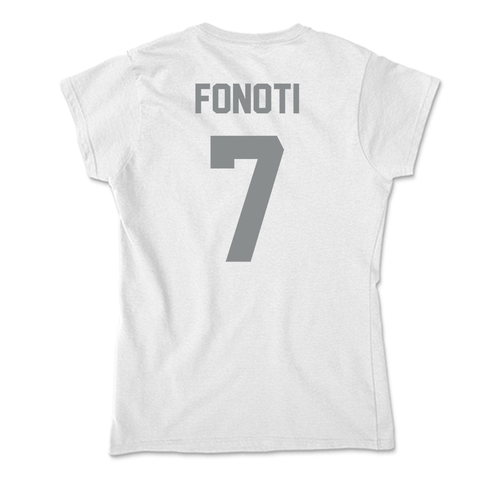 Montana - NCAA Football : Va'aimalae Fonoti - Soft Style Women’s T-Shirt-1