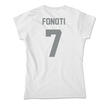 Montana - NCAA Football : Va'aimalae Fonoti - Soft Style Women’s T-Shirt-1