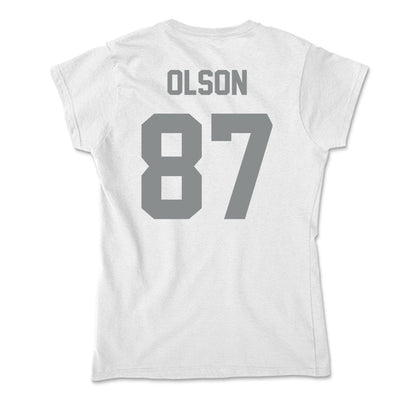 Montana - NCAA Football : Jake Olson - Soft Style Women’s T-Shirt-1