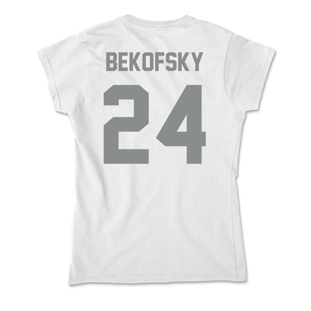 Montana - NCAA Softball : Mackenzie Bekofsky - Soft Style Women’s T-Shirt-1