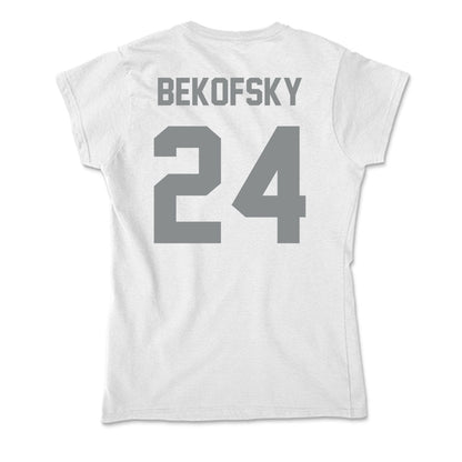 Montana - NCAA Softball : Mackenzie Bekofsky - Soft Style Women’s T-Shirt-1