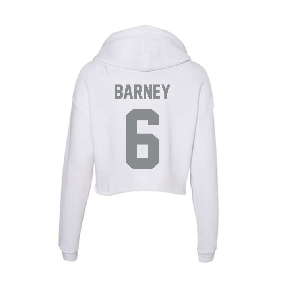 Montana - NCAA Softball : Jenna Barney - Women's Crop Fleece Hoodie-1