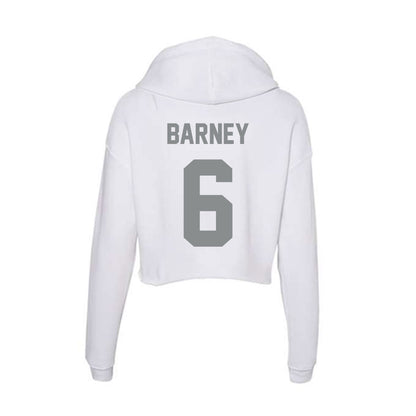 Montana - NCAA Softball : Jenna Barney - Women's Crop Fleece Hoodie-1