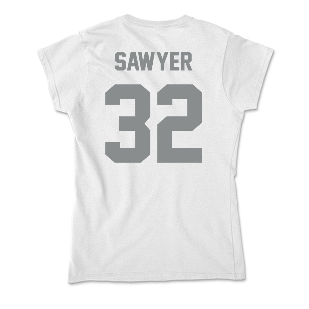 Montana - NCAA Men's Basketball : Te'Jon Sawyer - Soft Style Women’s T-Shirt-1