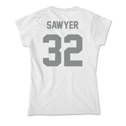 Montana - NCAA Men's Basketball : Te'Jon Sawyer - Soft Style Women’s T-Shirt-1