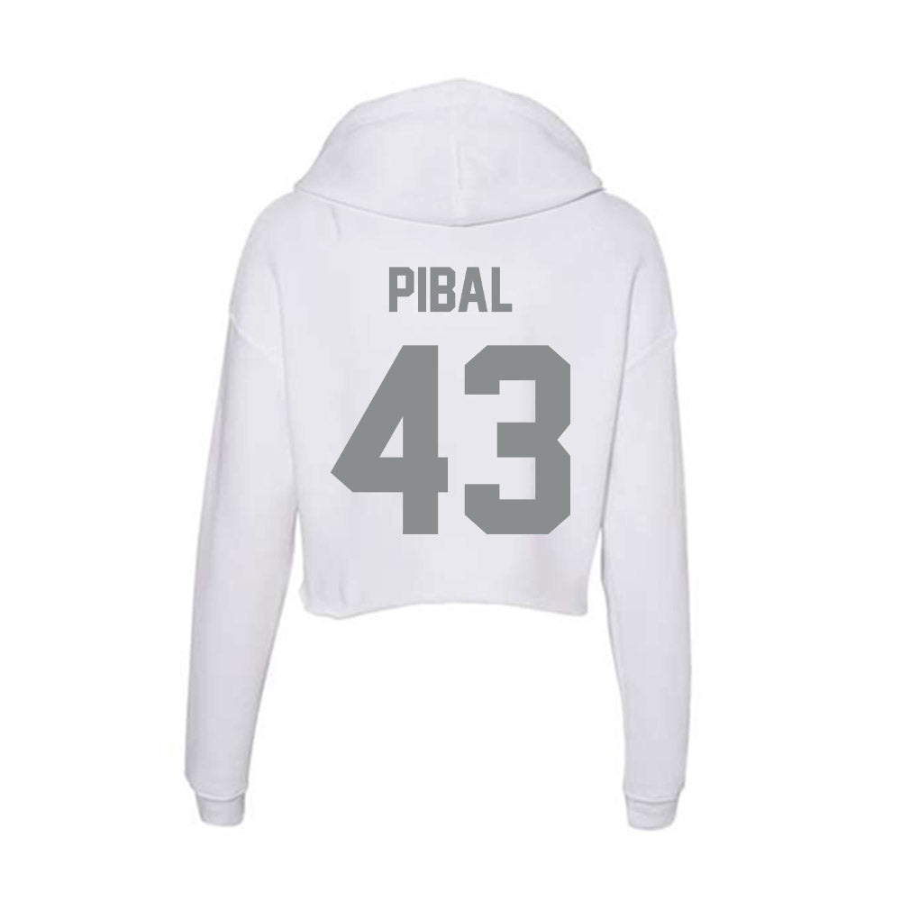 Montana - NCAA Football : Grayson Pibal - Women's Crop Fleece Hoodie-1