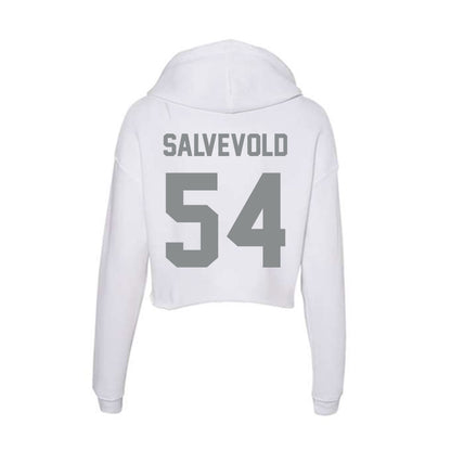 Montana - NCAA Football : Bridger Salvevold - Women's Crop Fleece Hoodie-1