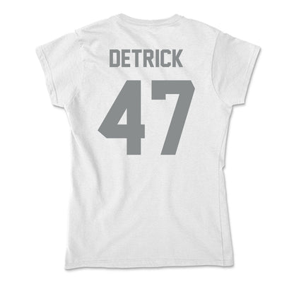 Montana - NCAA Football : Kellen Detrick - Soft Style Women’s T-Shirt-1