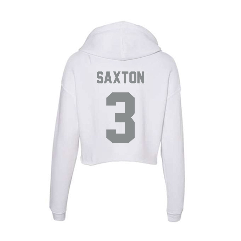 Montana - NCAA Softball : Chloe Saxton - Women's Crop Fleece Hoodie-1