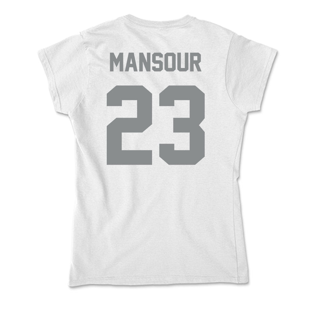 Montana - NCAA Football : rashid Mansour - Soft Style Women’s T-Shirt-1
