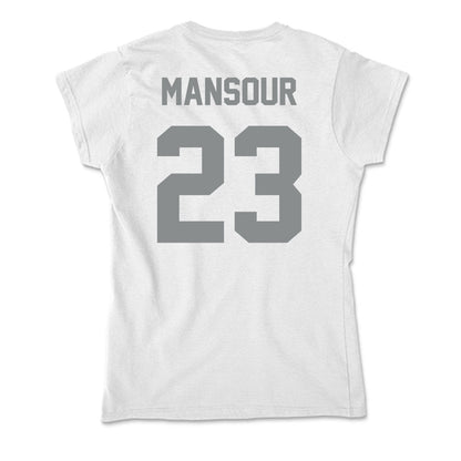 Montana - NCAA Football : rashid Mansour - Soft Style Women’s T-Shirt-1