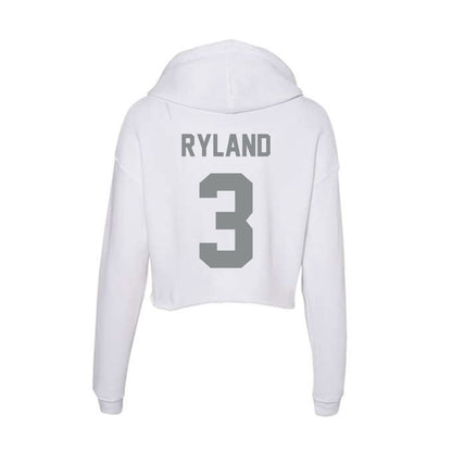 Montana - NCAA Women's Volleyball : Grace Ryland - Women's Crop Fleece Hoodie-1