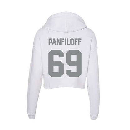 Montana - NCAA Football : Cannon Panfiloff - Women's Crop Fleece Hoodie-1