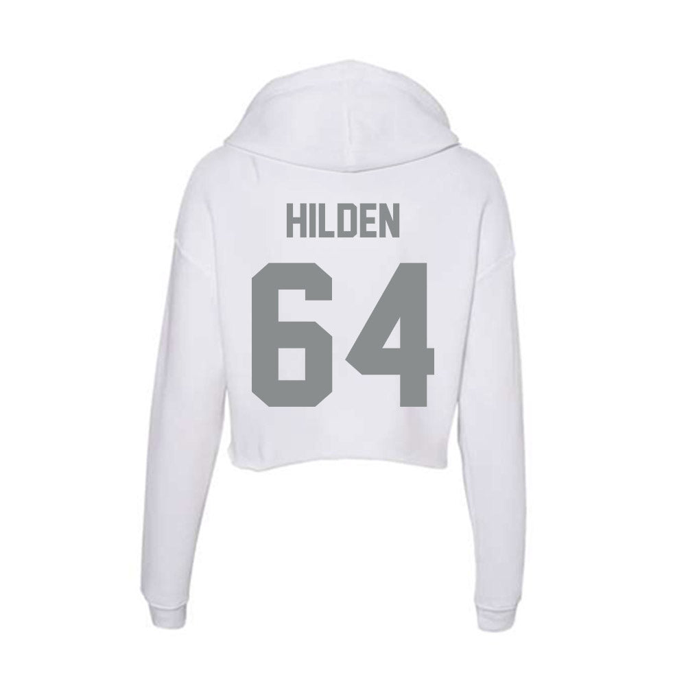 Montana - NCAA Football : Matt Hilden - Women's Crop Fleece Hoodie-1