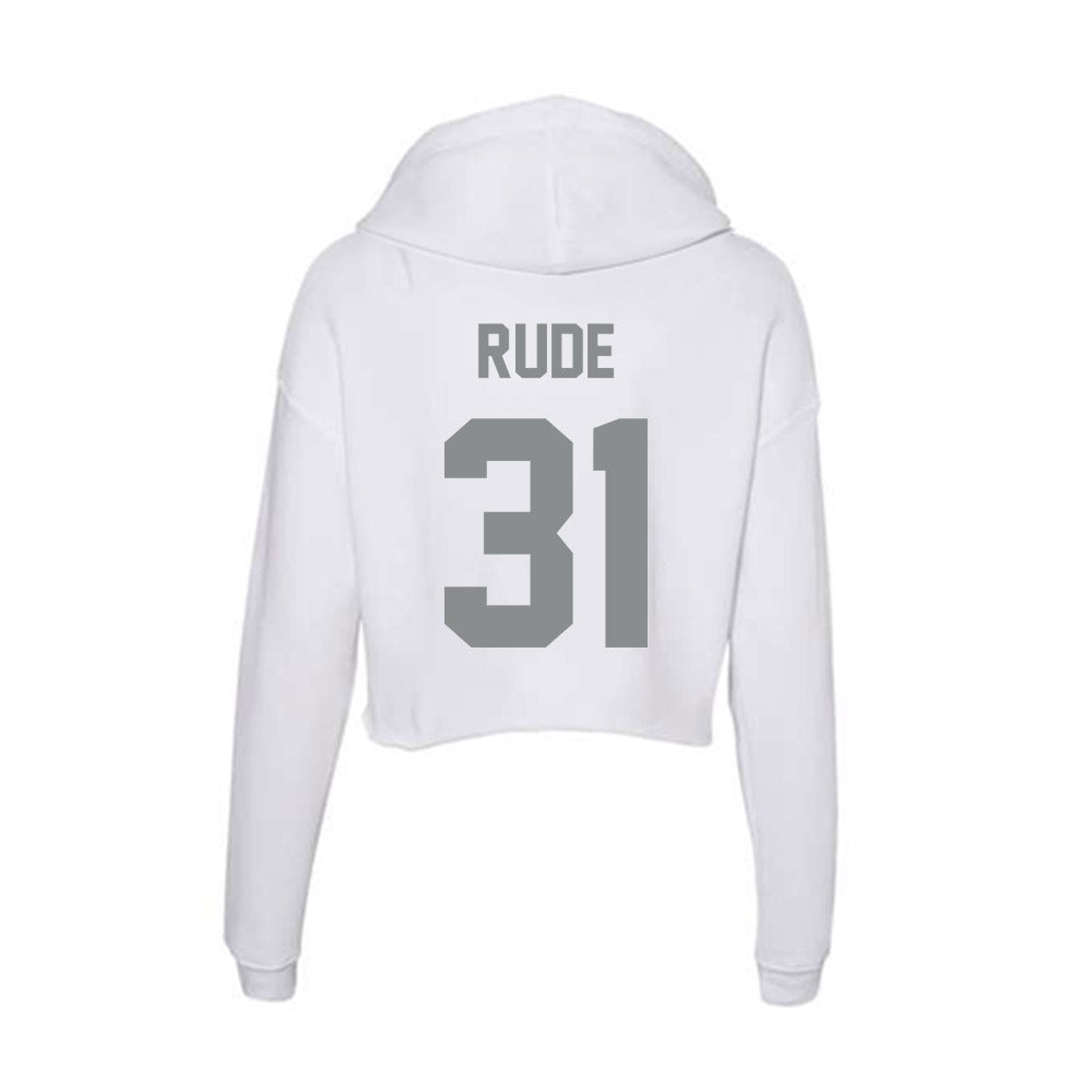 Montana - NCAA Women's Soccer : Malli Rude - Women's Crop Fleece Hoodie-1