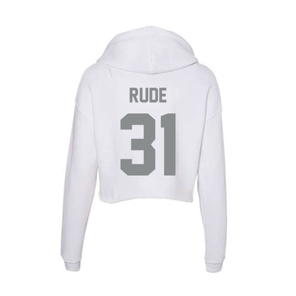 Montana - NCAA Women's Soccer : Malli Rude - Women's Crop Fleece Hoodie-1