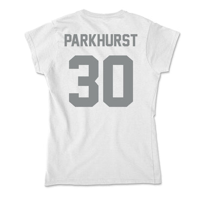 Montana - NCAA Women's Soccer : Mia Parkhurst - Soft Style Women’s T-Shirt-1