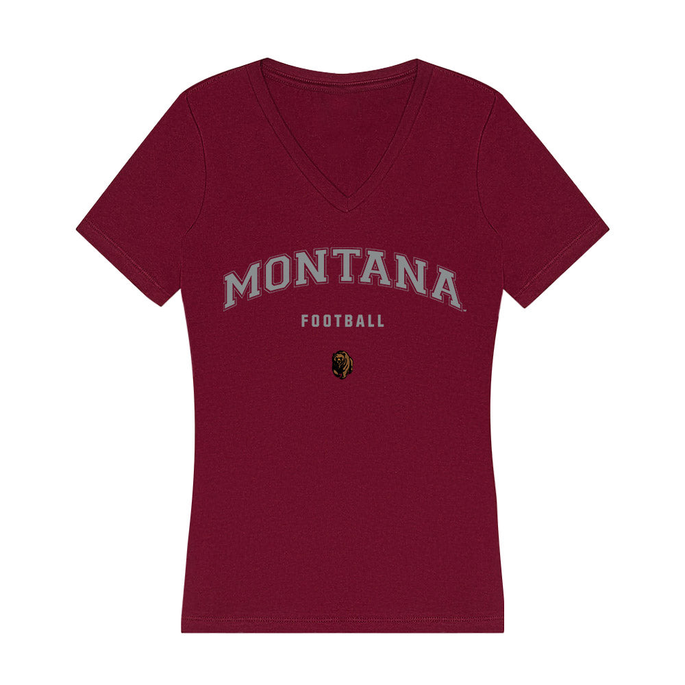 Montana - NCAA Football : jose balver - Women's V-Neck T-Shirt-0