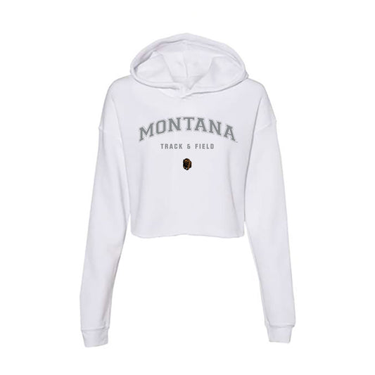 Montana - NCAA Women's Track & Field : Jaidyn Pevey - Women's Crop Fleece Hoodie-0