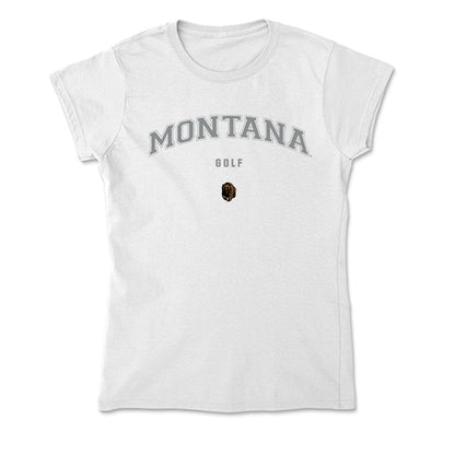 Montana - NCAA Women's Golf : Kate Bogenschutz - Soft Style Women’s T-Shirt-0